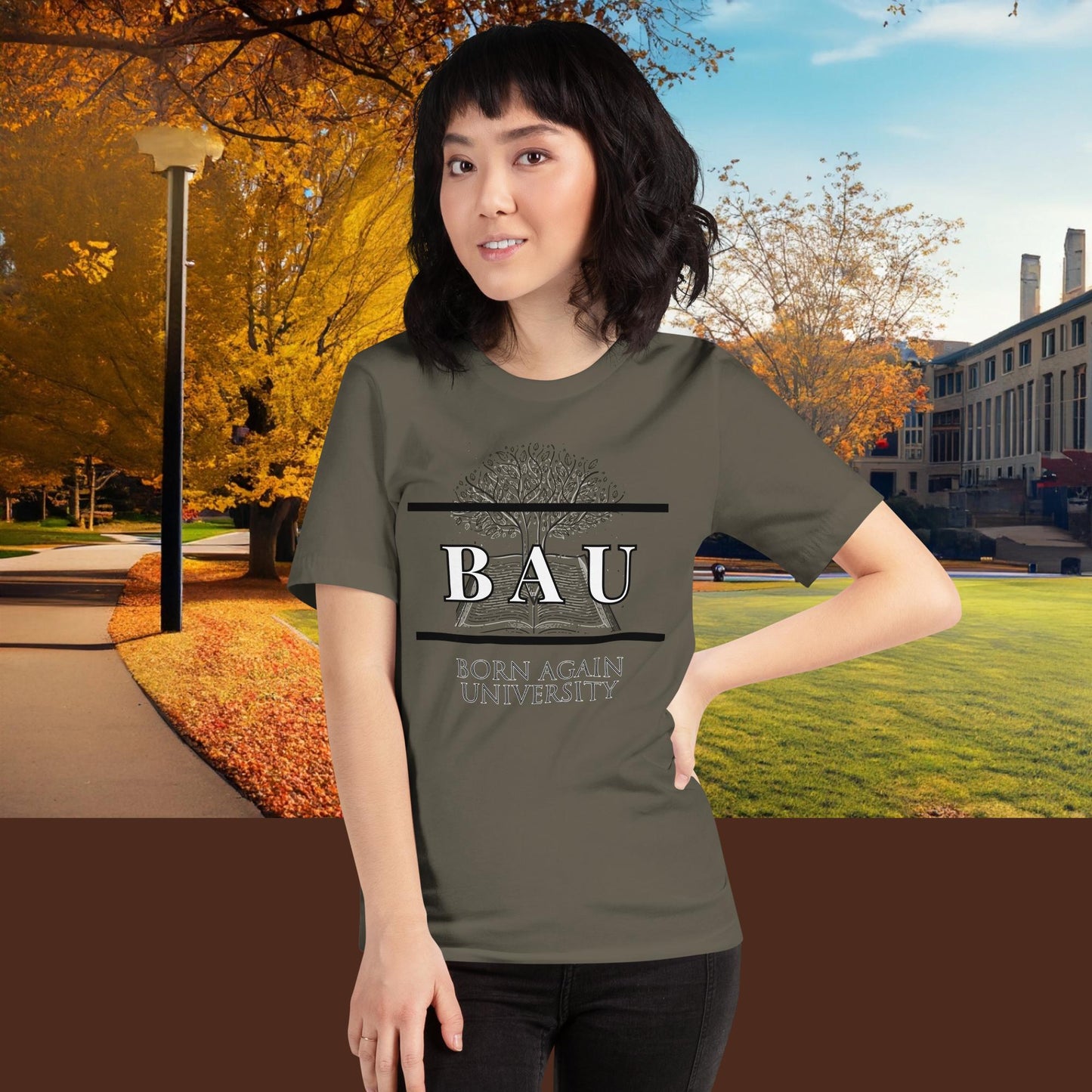 Born Again University (BAU) Tshirt