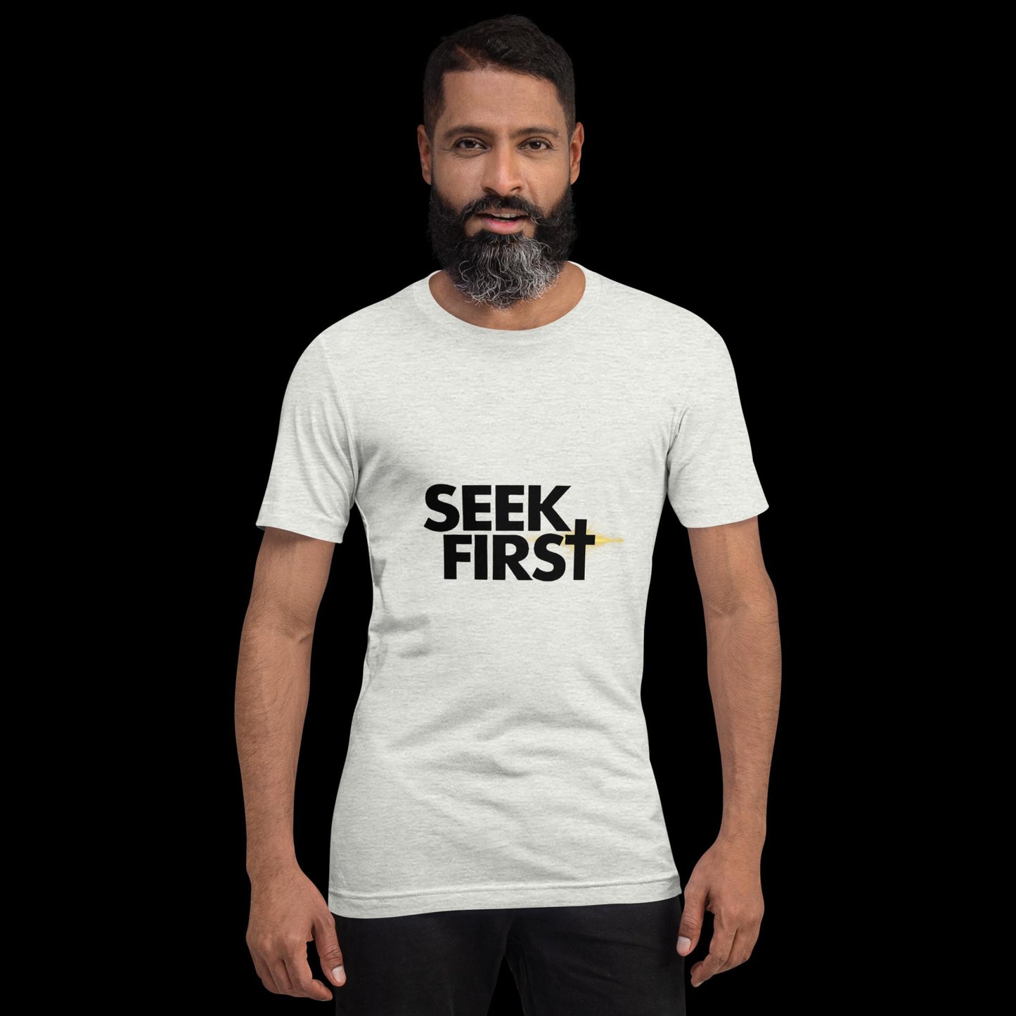 Seek First Black Ellipse (Unisex)