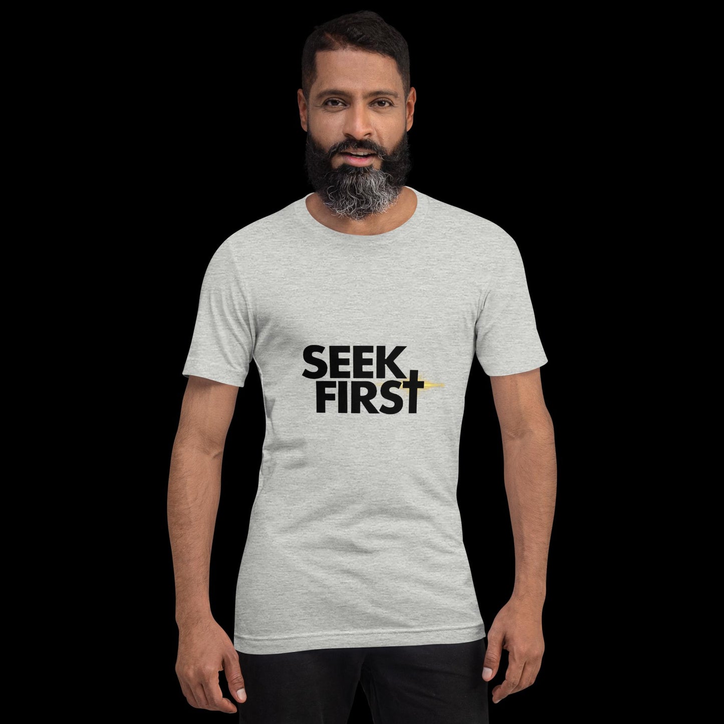 Seek First Black Ellipse (Unisex)