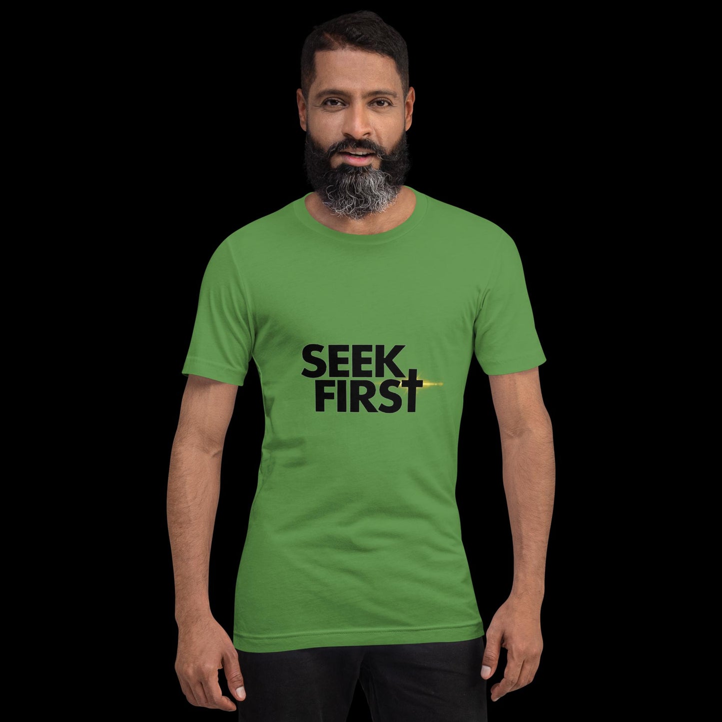 Seek First Black Ellipse (Unisex)
