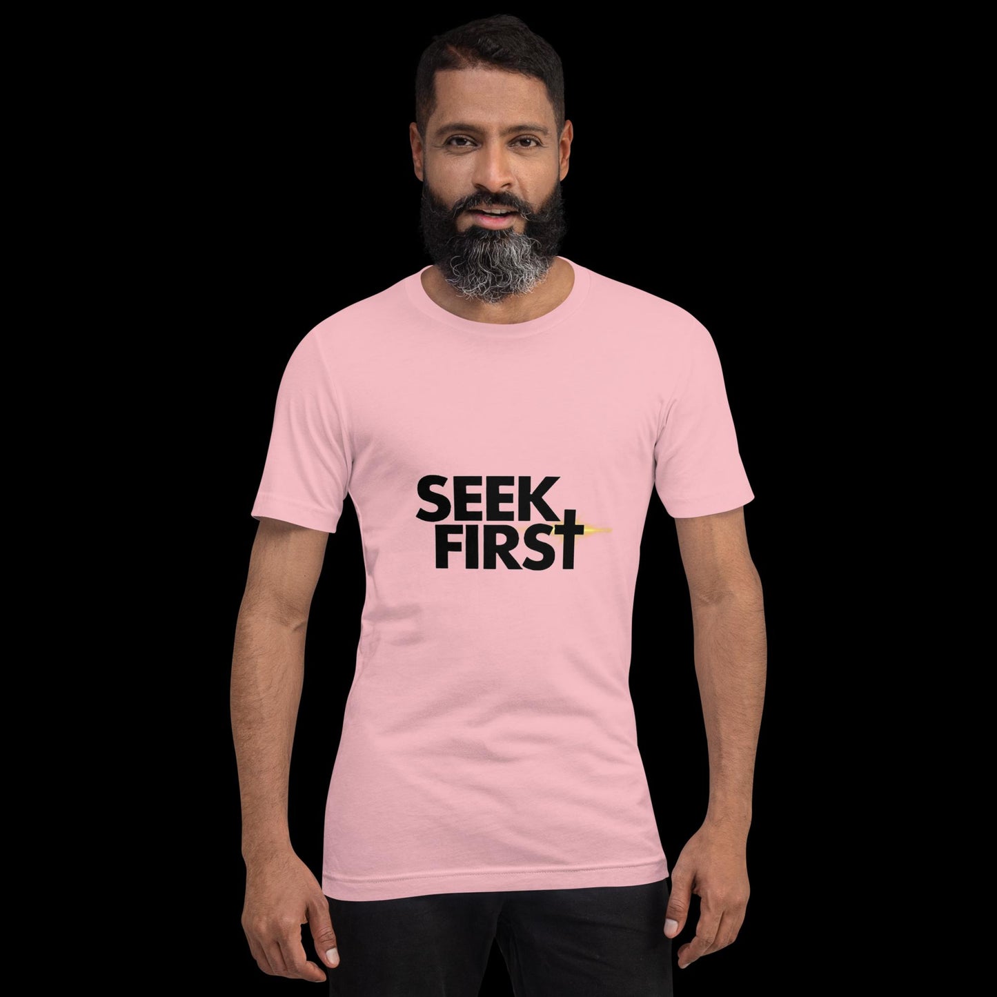 Seek First Black Ellipse (Unisex)
