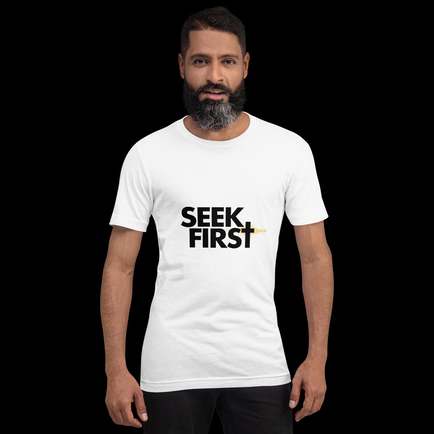 Seek First Black Ellipse (Unisex)
