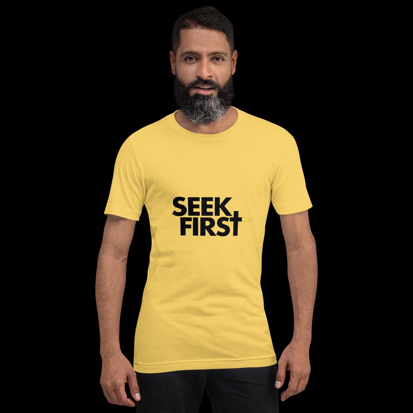 Seek First Black Ellipse (Unisex)