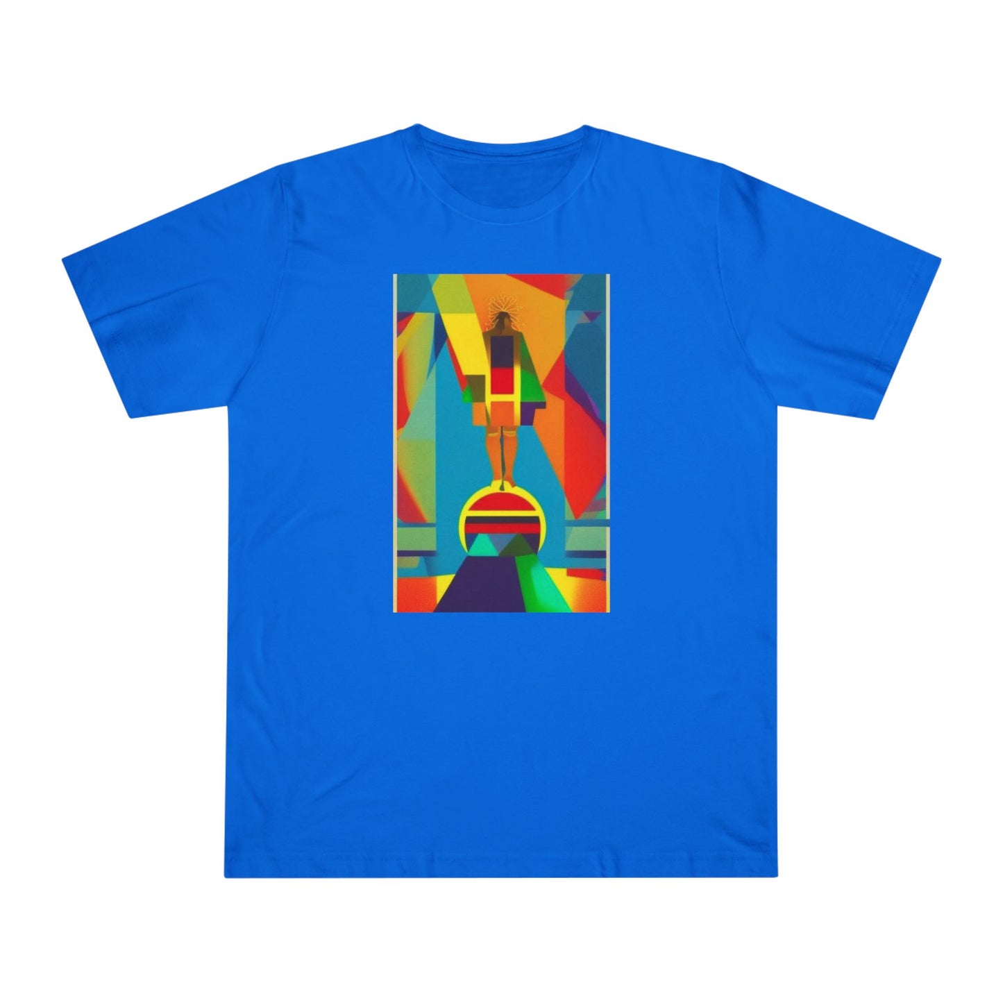Abstract 1 John 4:4 Unisex Deluxe T-shirt