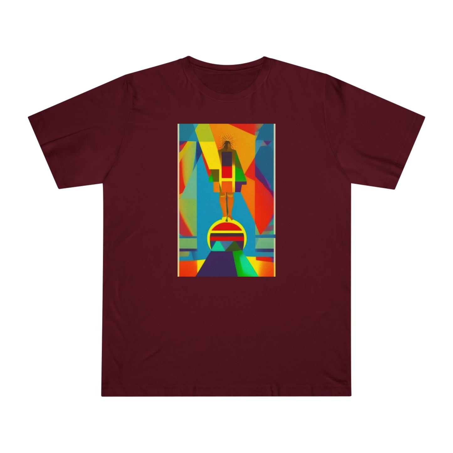 Abstract 1 John 4:4 Unisex Deluxe T-shirt