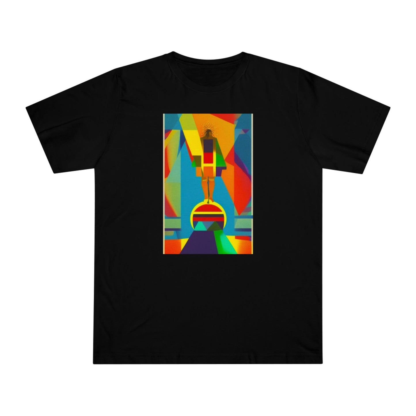 Abstract 1 John 4:4 Unisex Deluxe T-shirt
