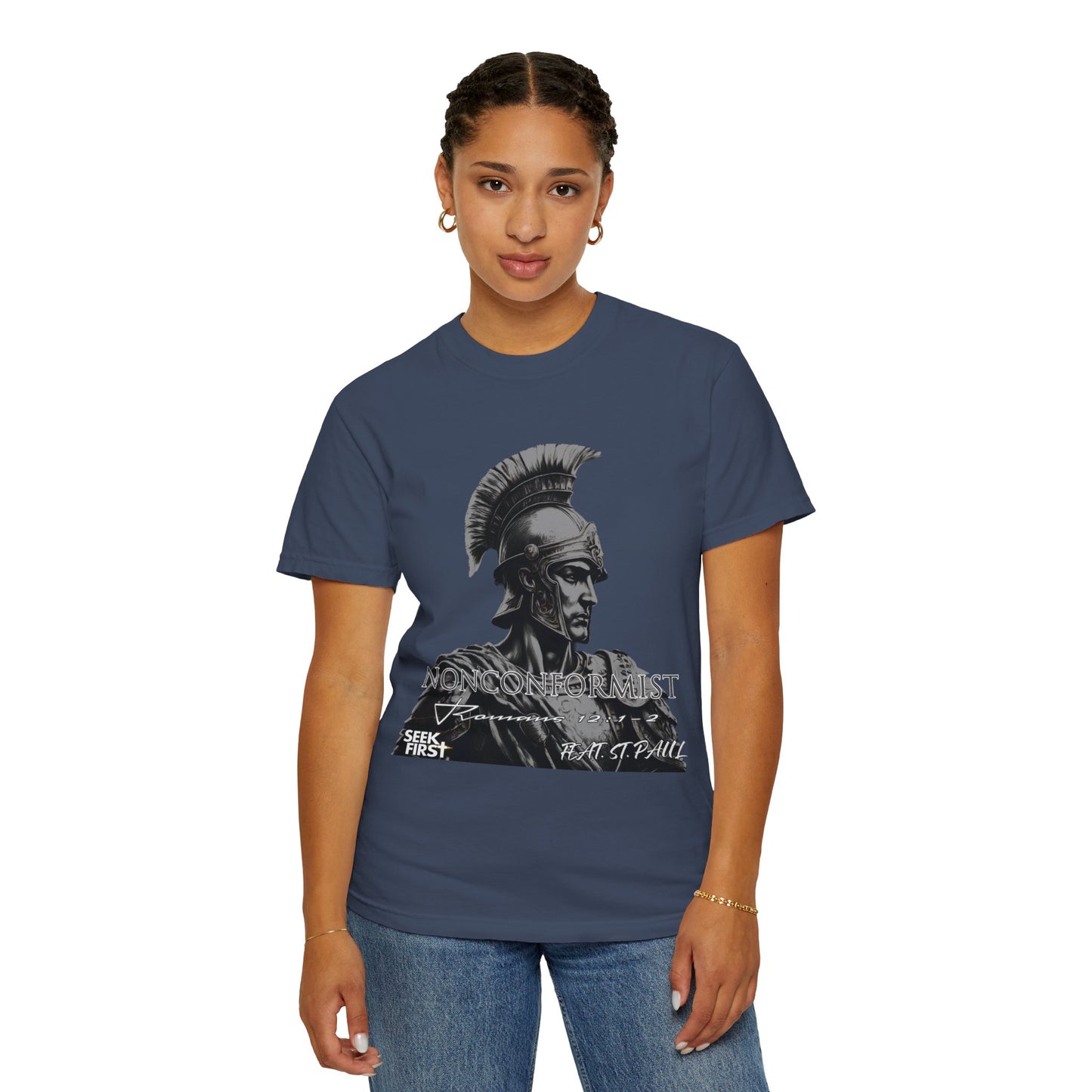 Nonconformist Womens T-shirt Romans 12:1-2