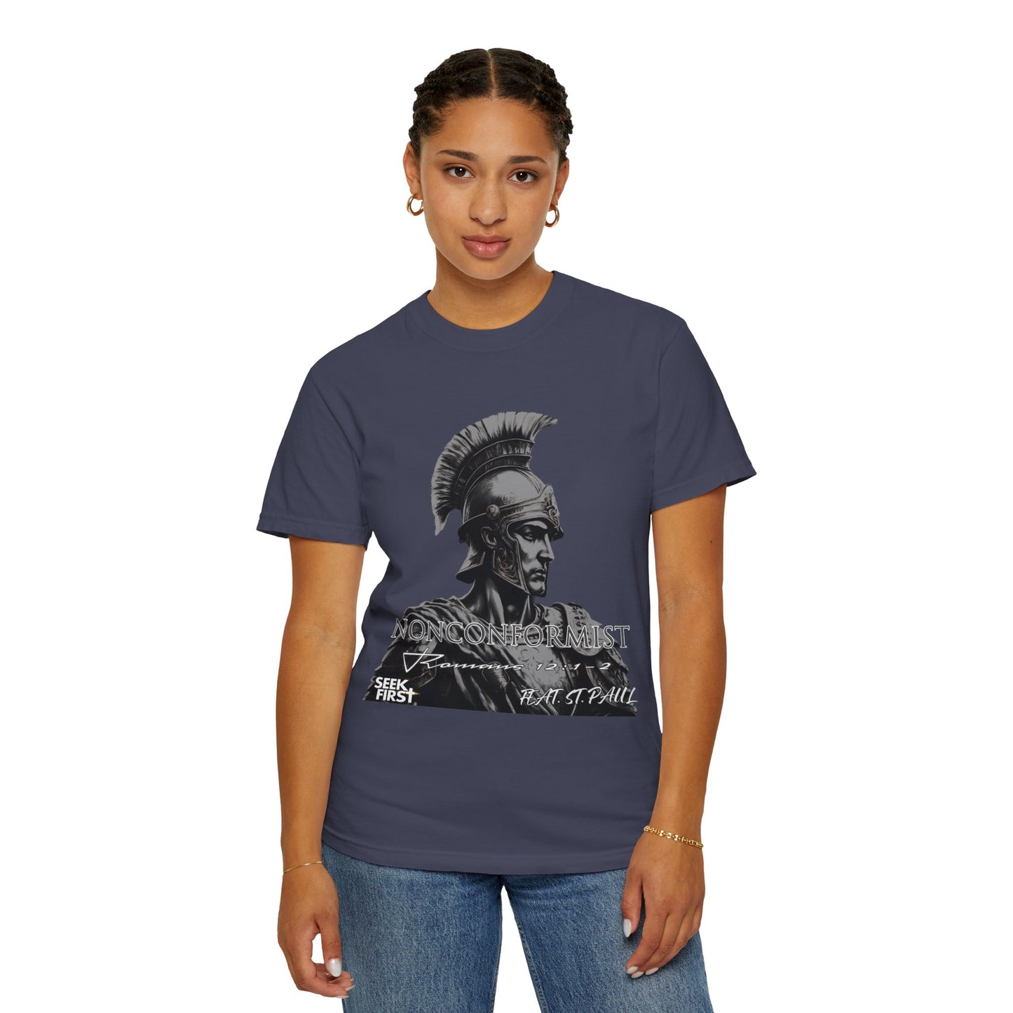 Nonconformist Womens T-shirt Romans 12:1-2