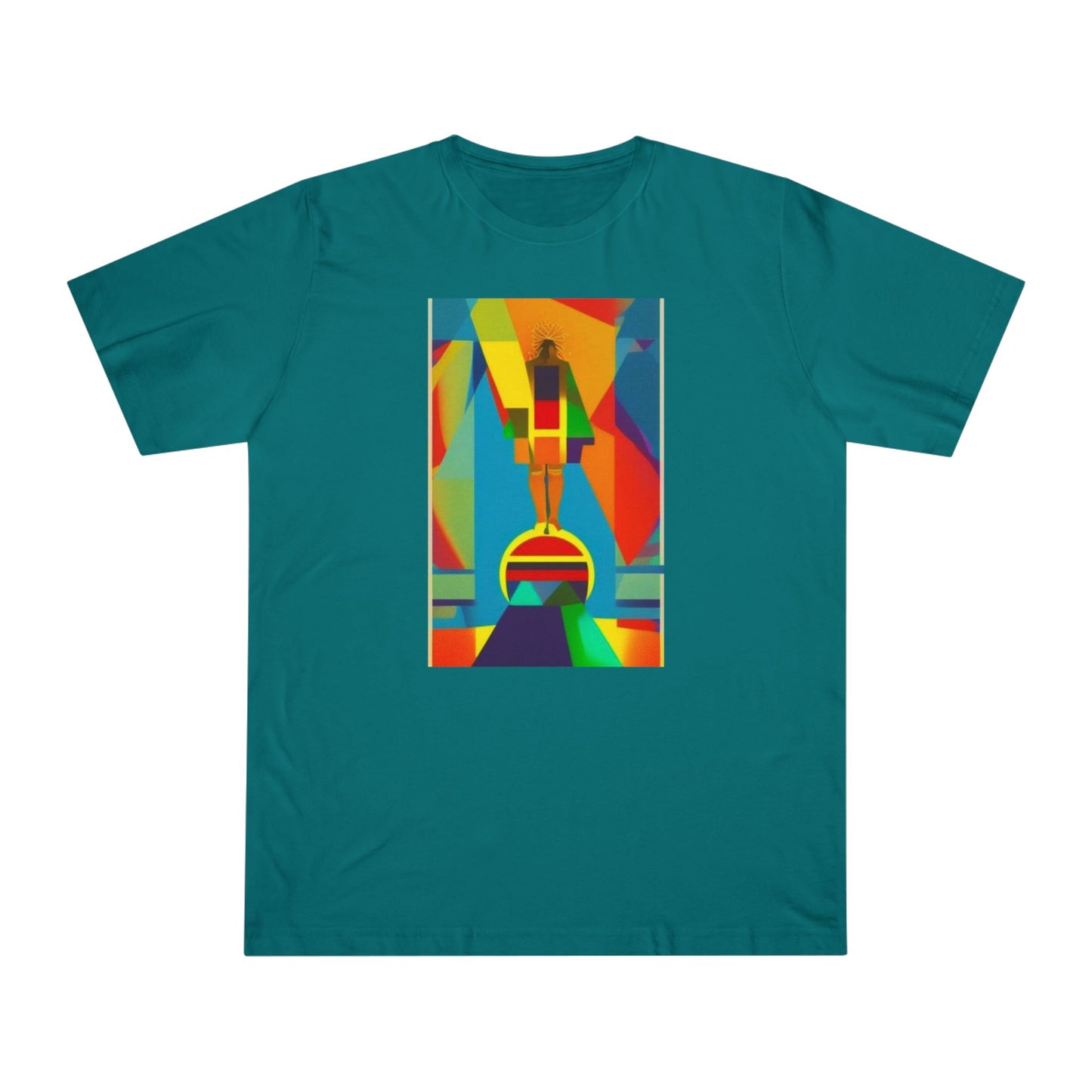 Abstract 1 John 4:4 Unisex Deluxe T-shirt