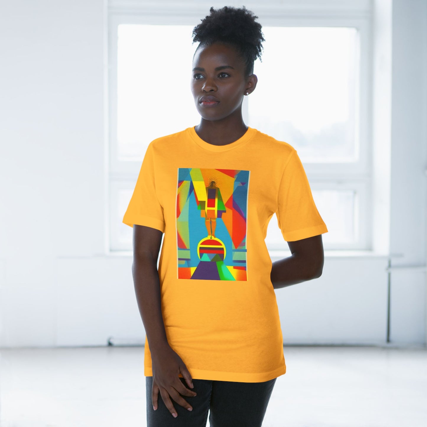 Abstract 1 John 4:4 Unisex Deluxe T-shirt