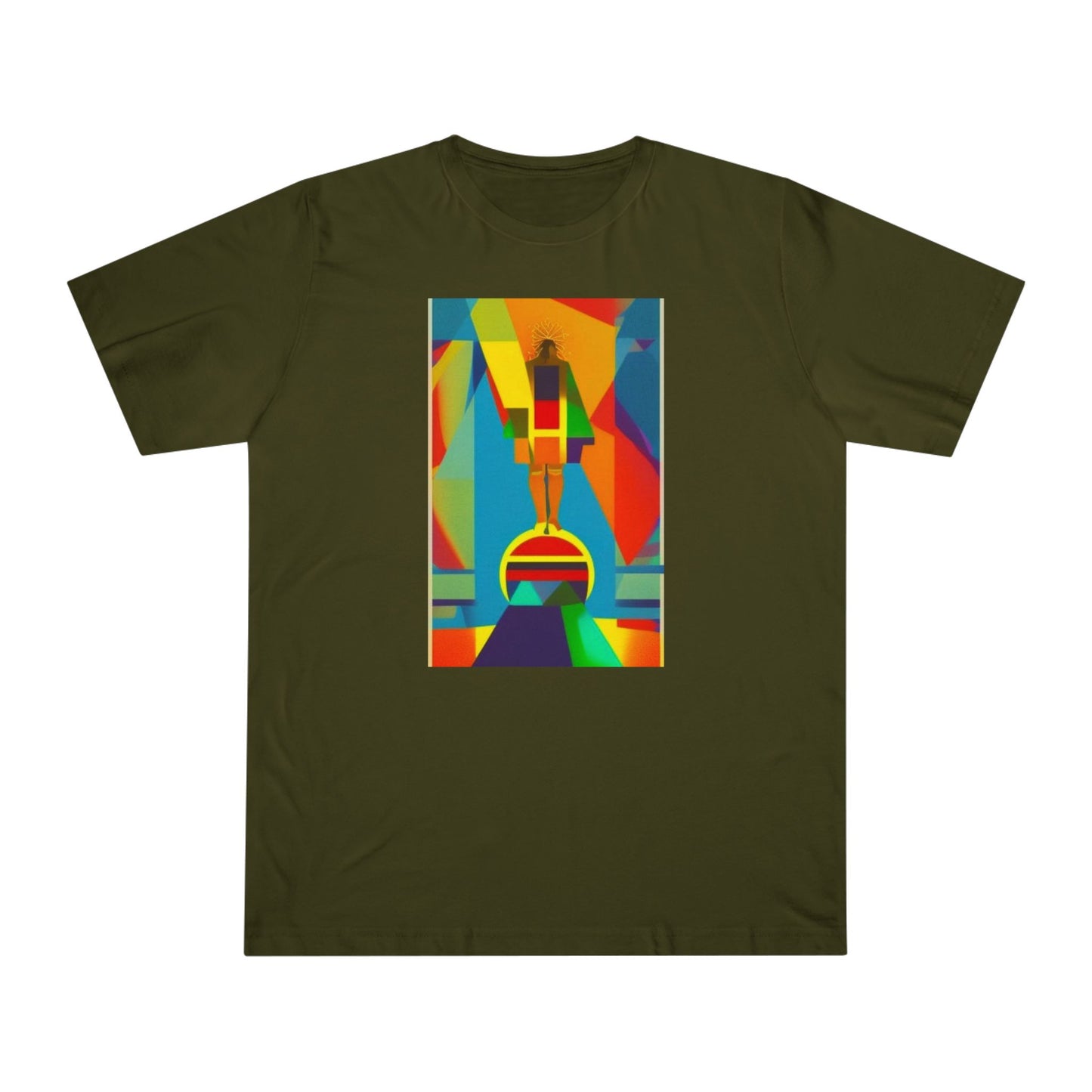 Abstract 1 John 4:4 Unisex Deluxe T-shirt