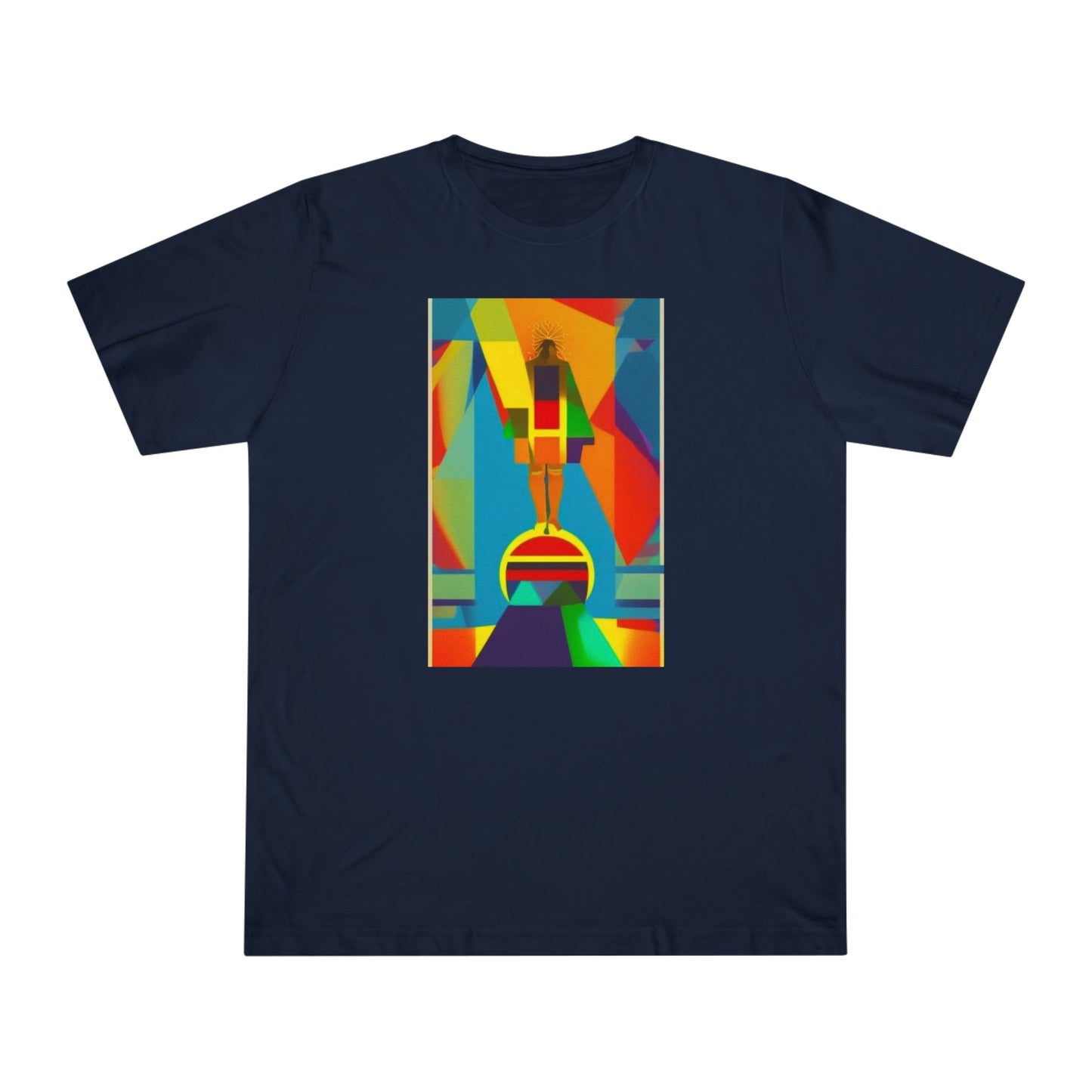 Abstract 1 John 4:4 Unisex Deluxe T-shirt