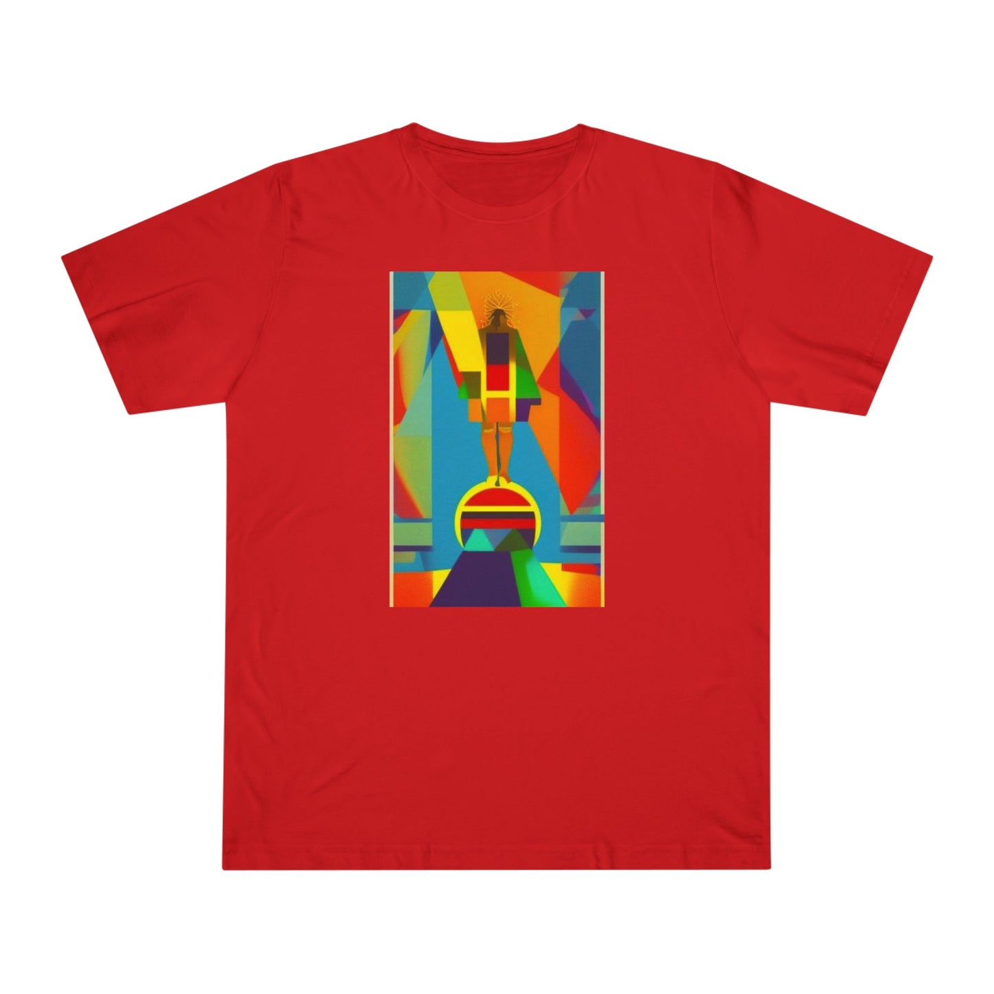 Abstract 1 John 4:4 Unisex Deluxe T-shirt