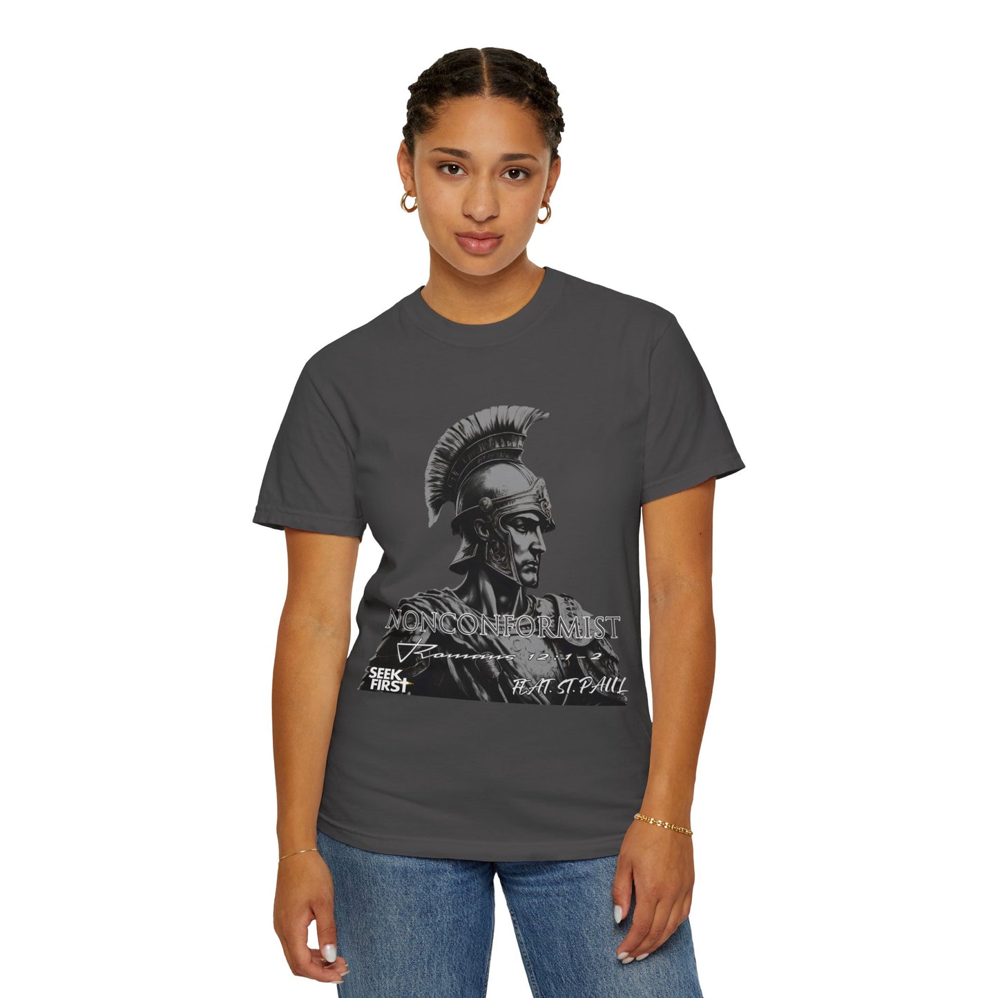 Nonconformist Womens T-shirt Romans 12:1-2