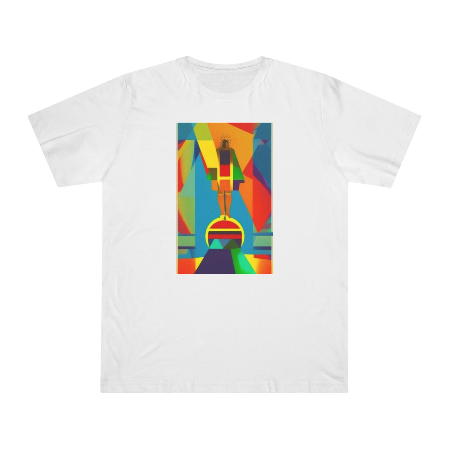 Abstract 1 John 4:4 Unisex Deluxe T-shirt