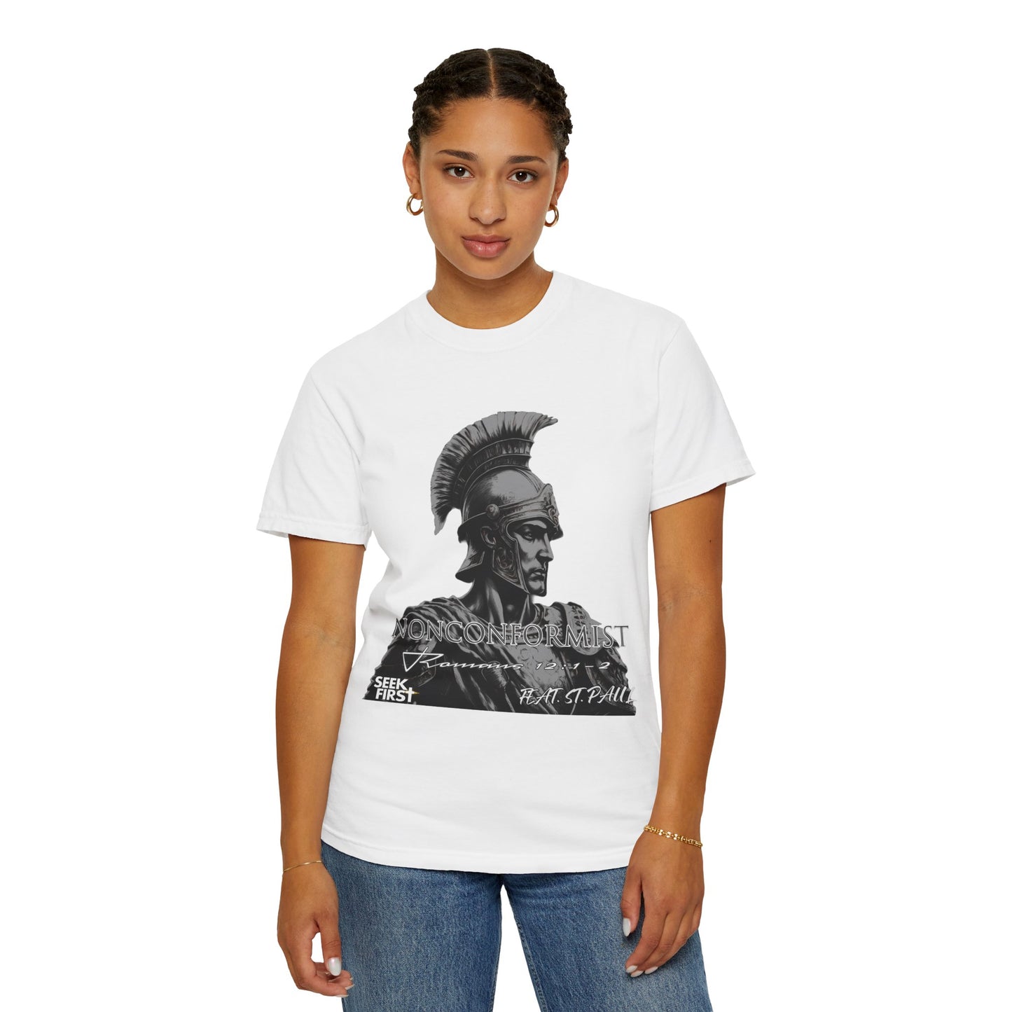 Nonconformist Womens T-shirt Romans 12:1-2