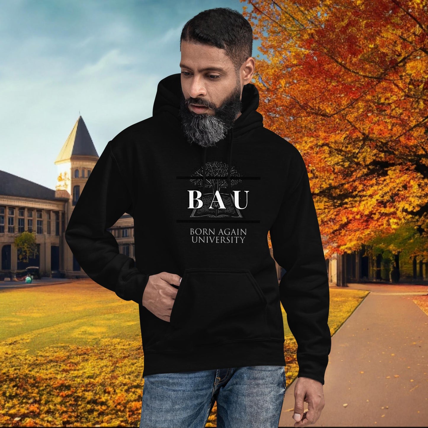 Born Again University (BAU) Hoodie