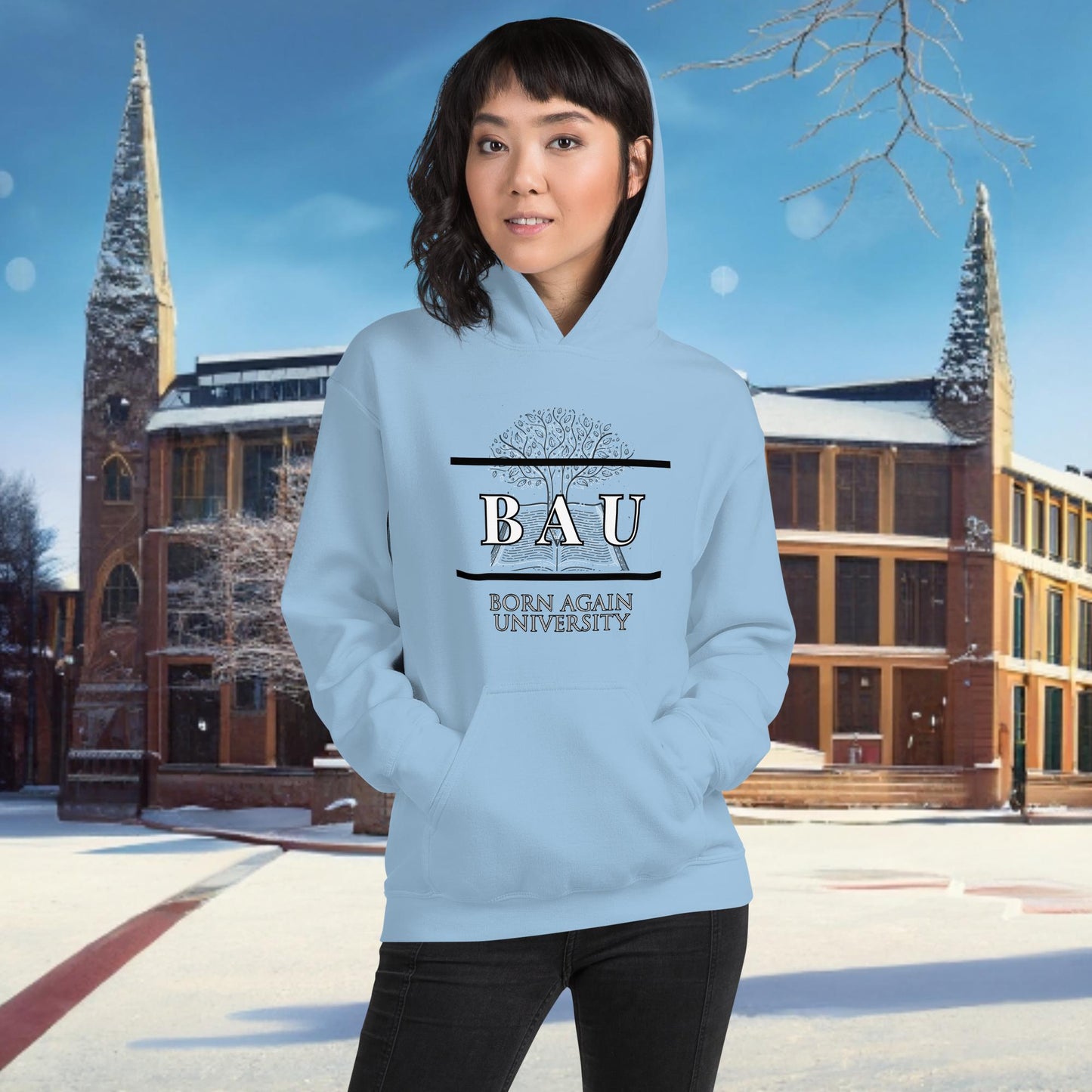 Born Again University (BAU) Hoodie Winter