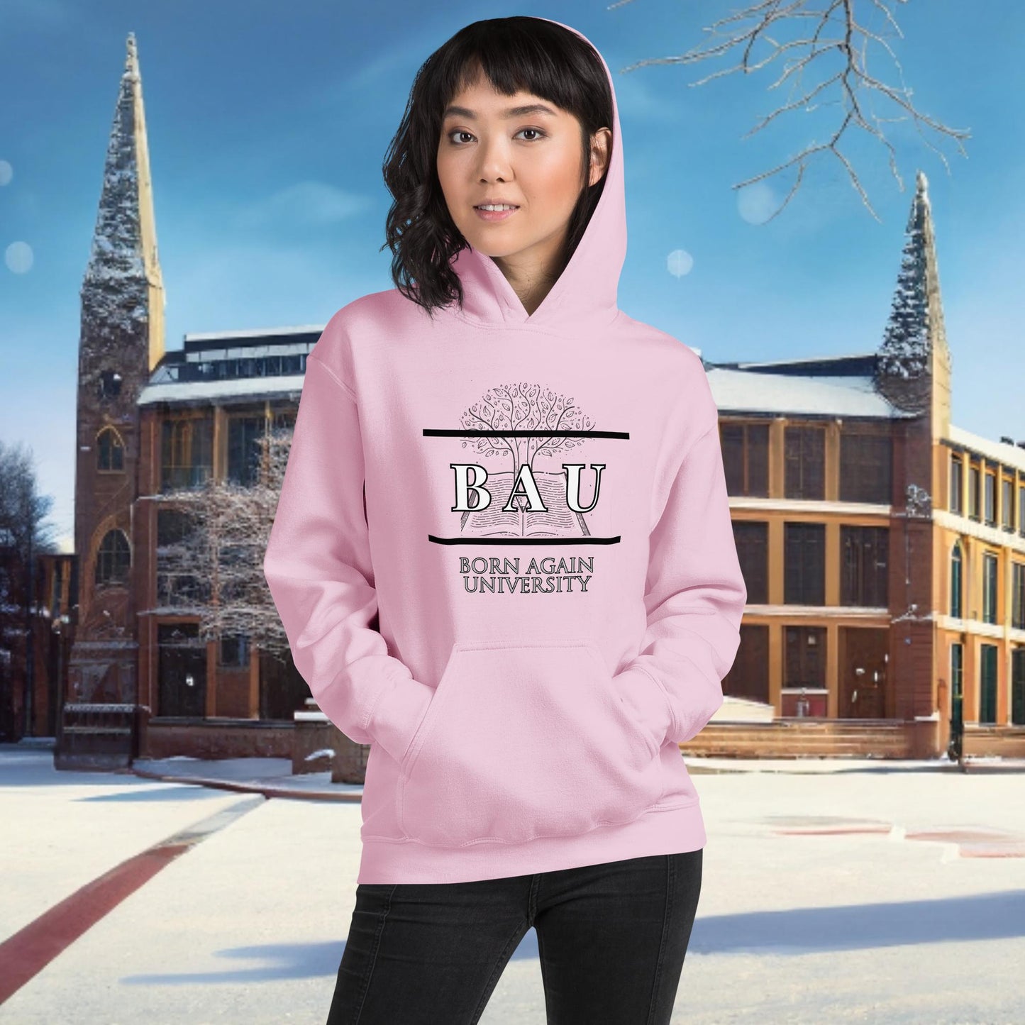 Born Again University (BAU) Hoodie Winter