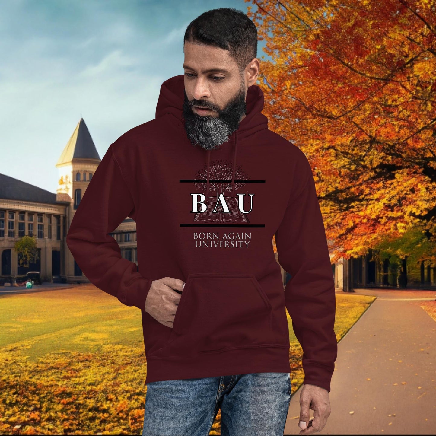 Born Again University (BAU) Hoodie