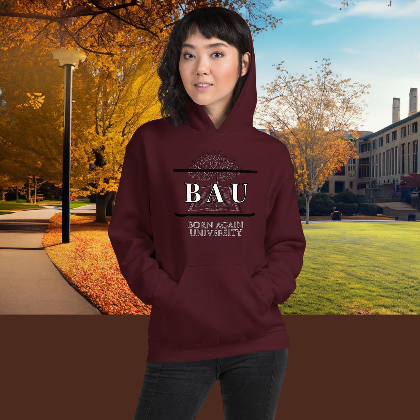 Born Again University (BAU) Hoodie