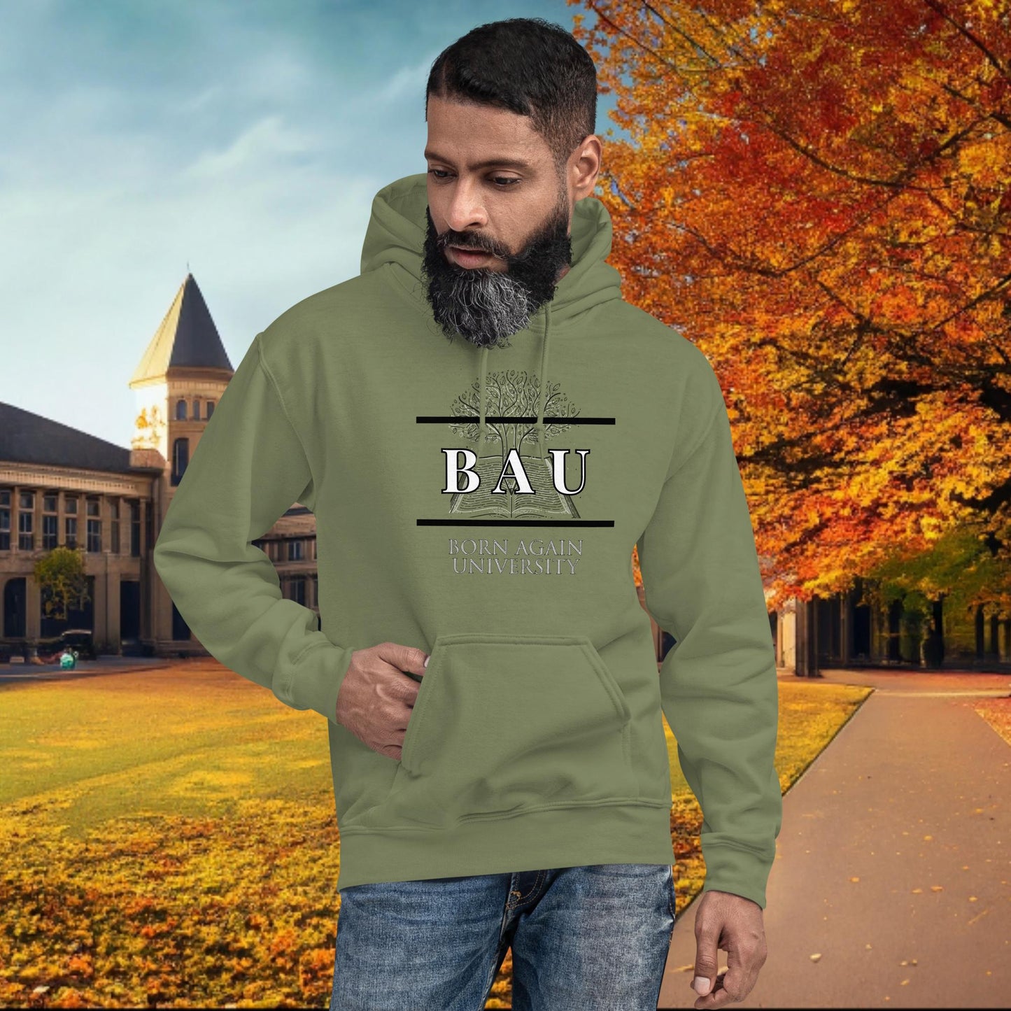 Born Again University (BAU) Hoodie