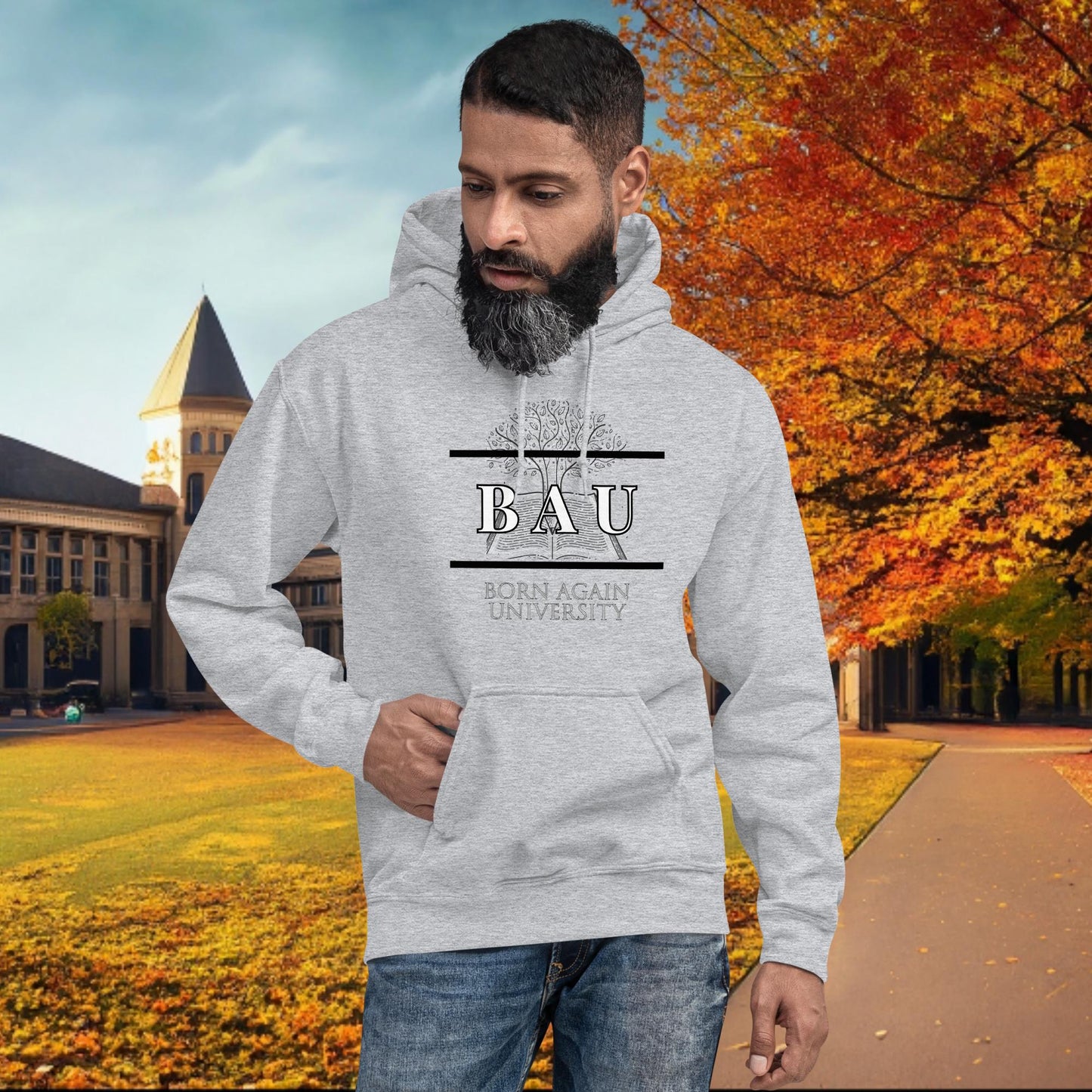 Born Again University (BAU) Hoodie