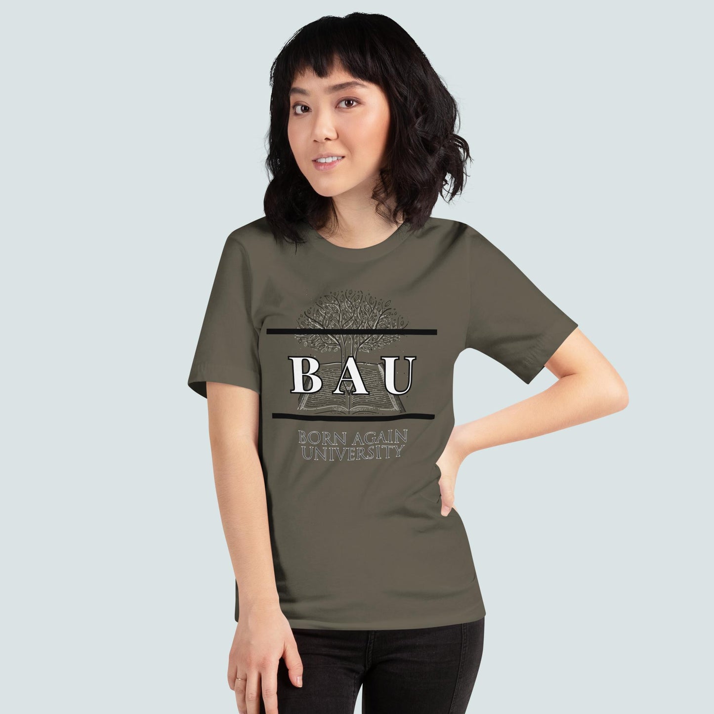 Born Again University (BAU) Tshirt