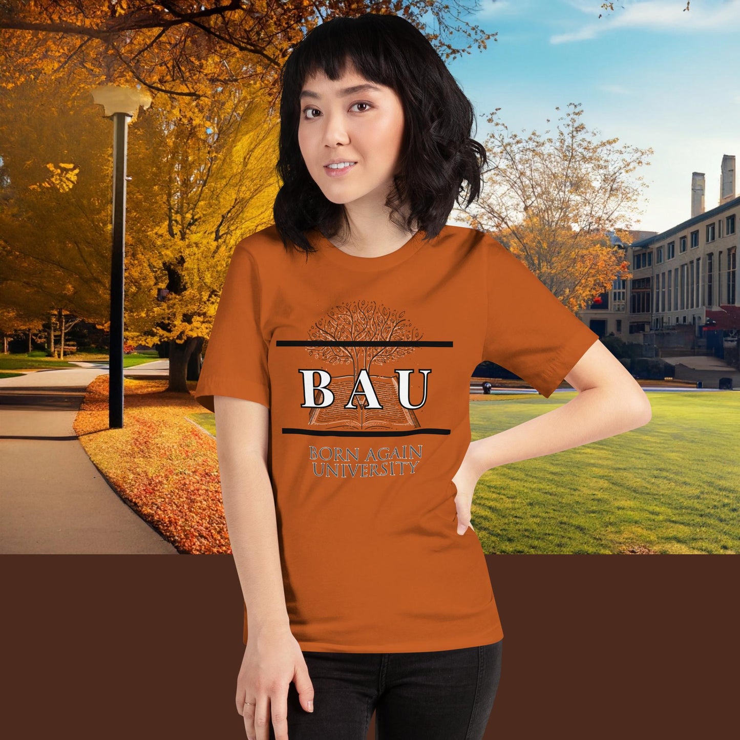 Born Again University (BAU) Tshirt