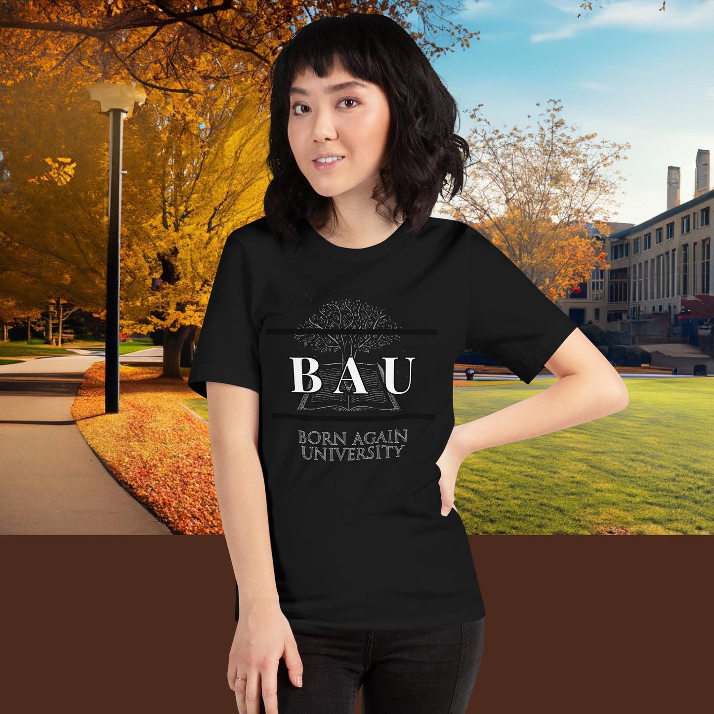 Born Again University (BAU) Tshirt