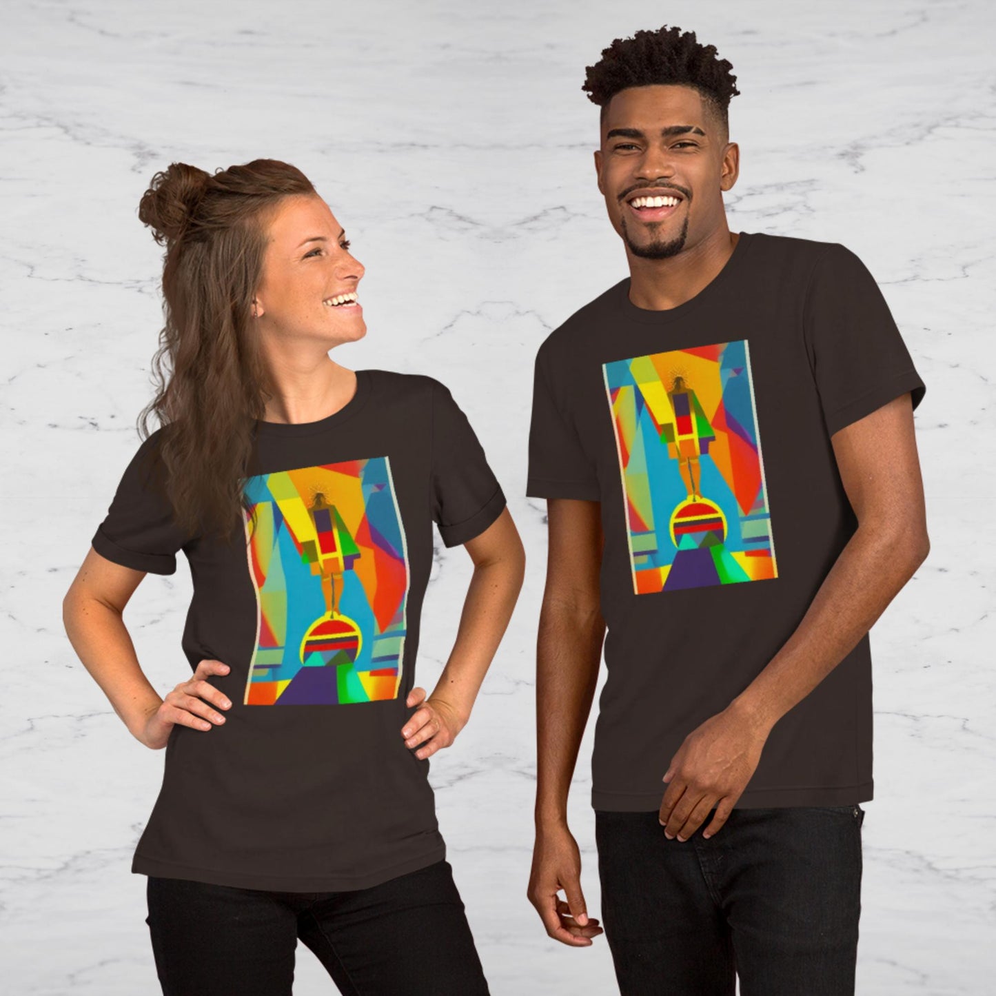 Abstract Greater Is He Graphic Tee