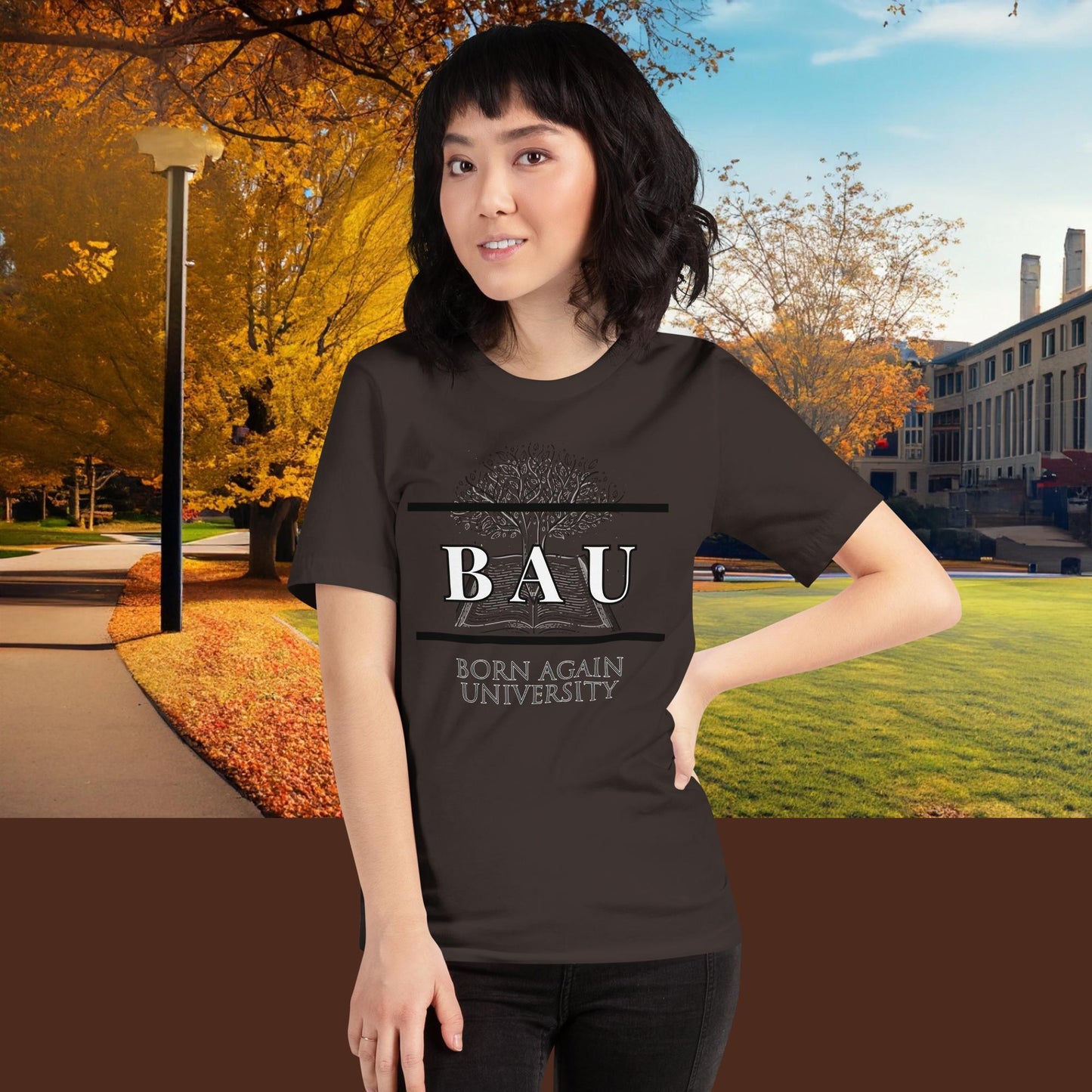 Born Again University (BAU) Tshirt