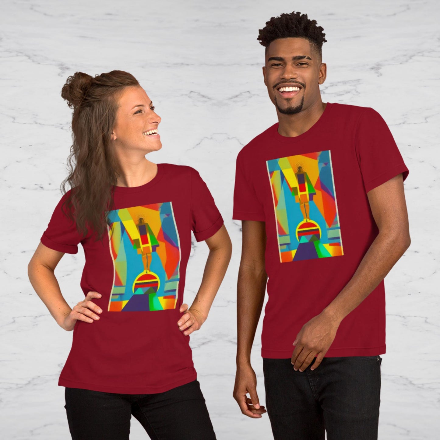 Abstract Greater Is He Graphic Tee