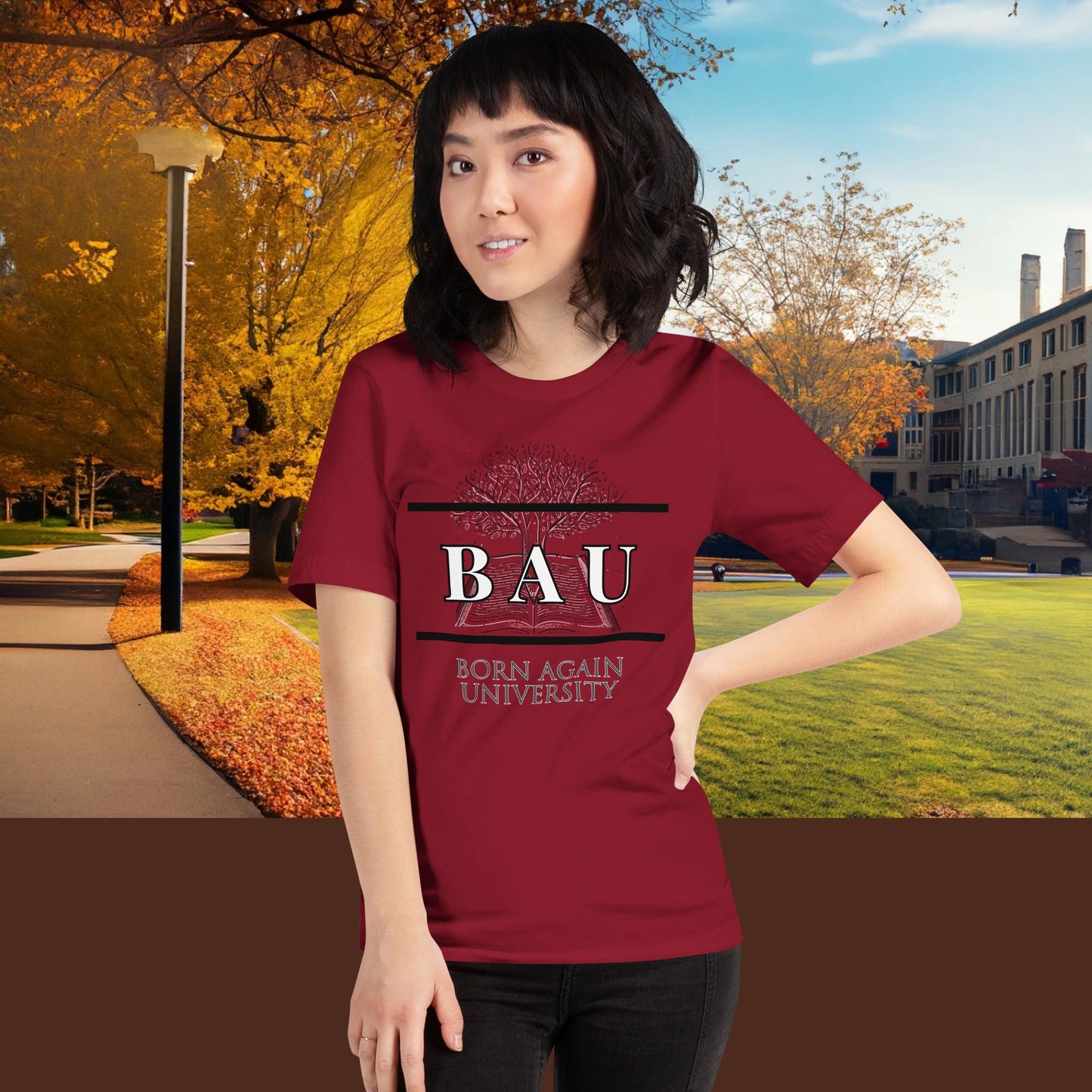 Born Again University (BAU) Tshirt