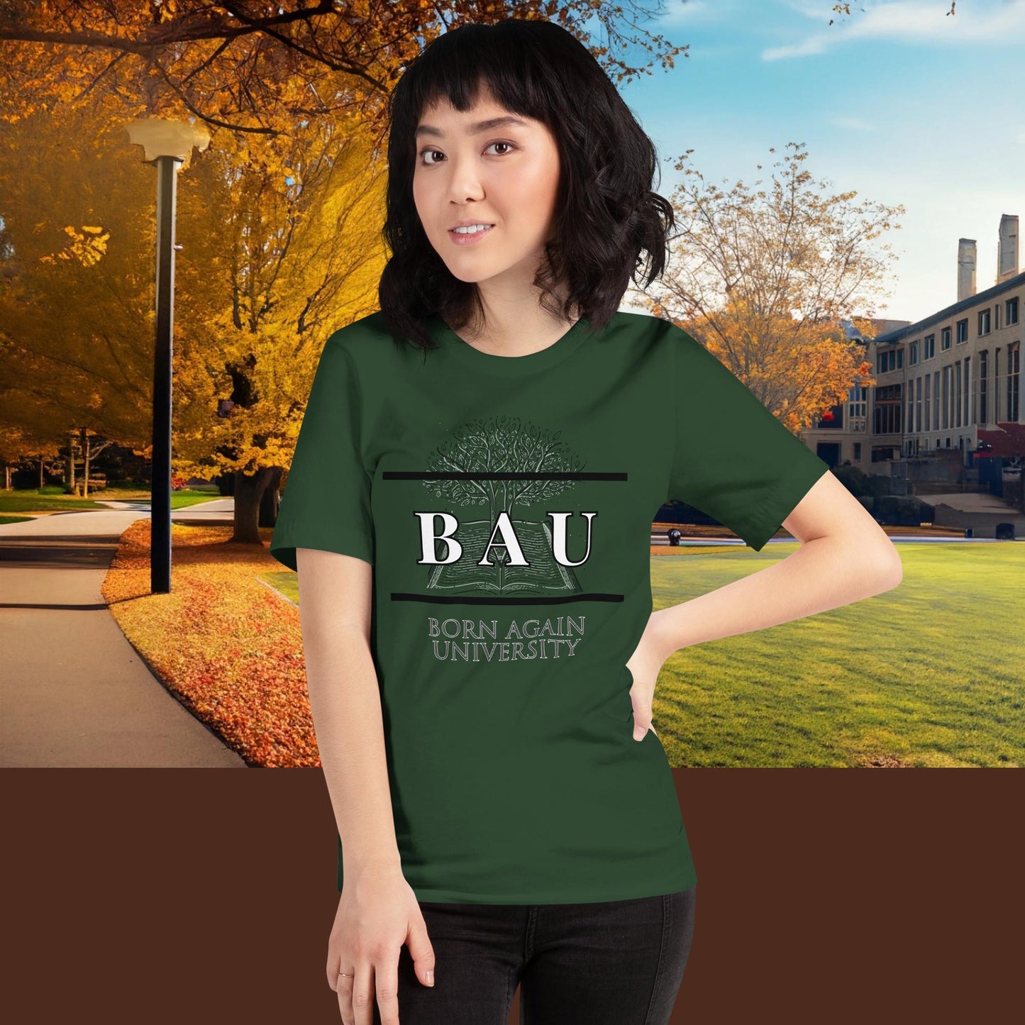 Born Again University (BAU) Tshirt
