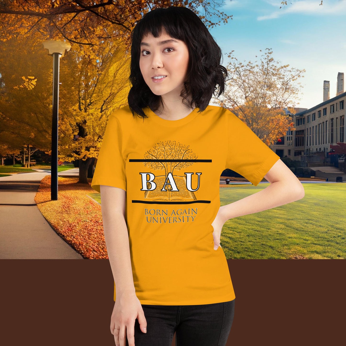 Born Again University (BAU) Tshirt