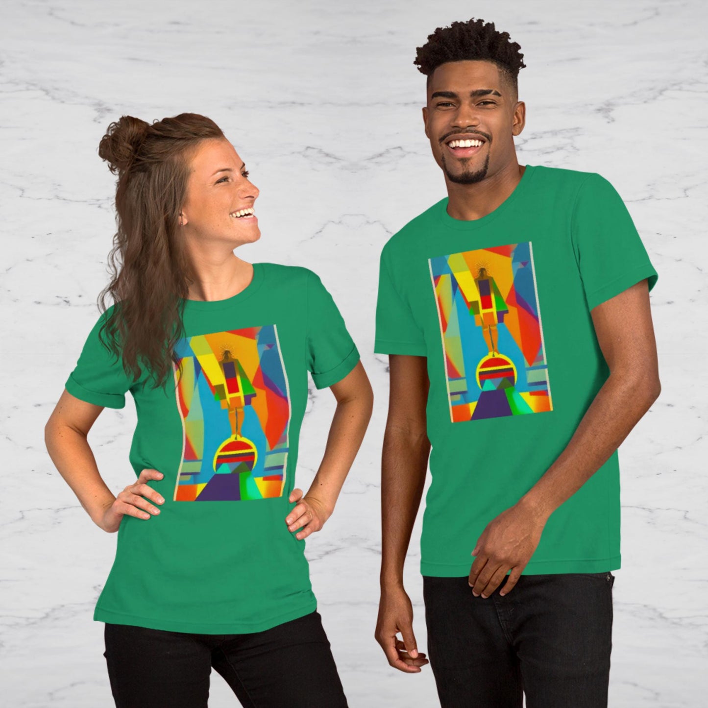 Abstract Greater Is He Graphic Tee