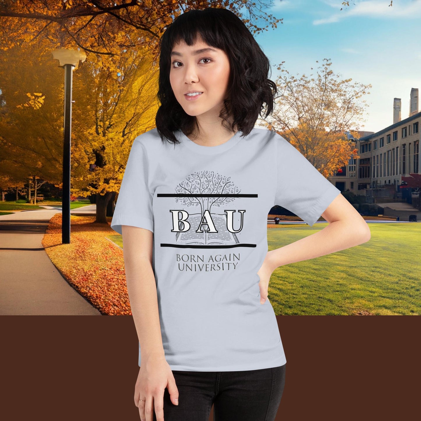 Born Again University (BAU) Tshirt