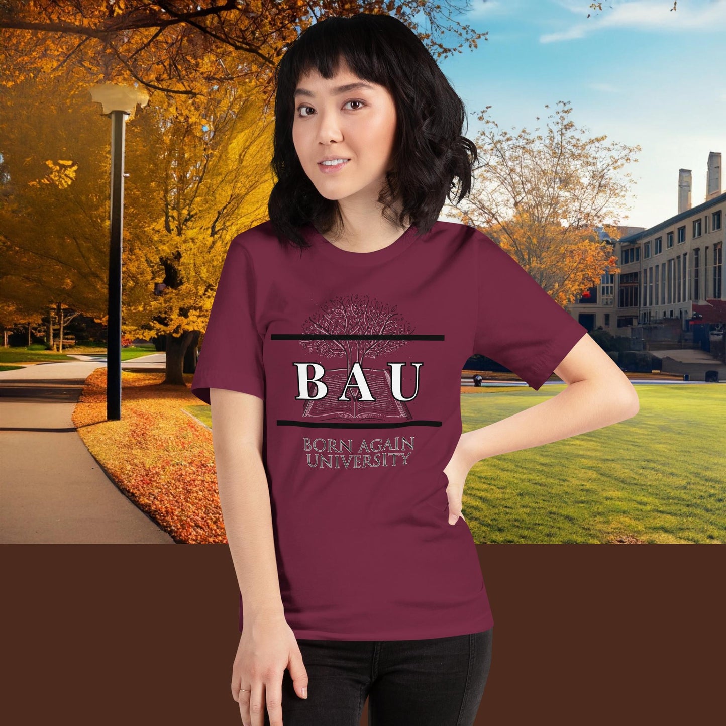 Born Again University (BAU) Tshirt