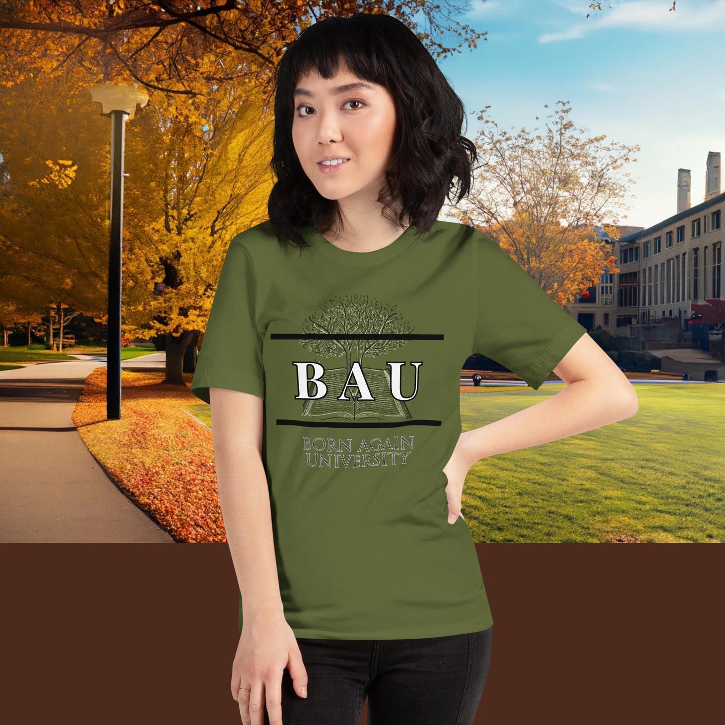 Born Again University (BAU) Tshirt