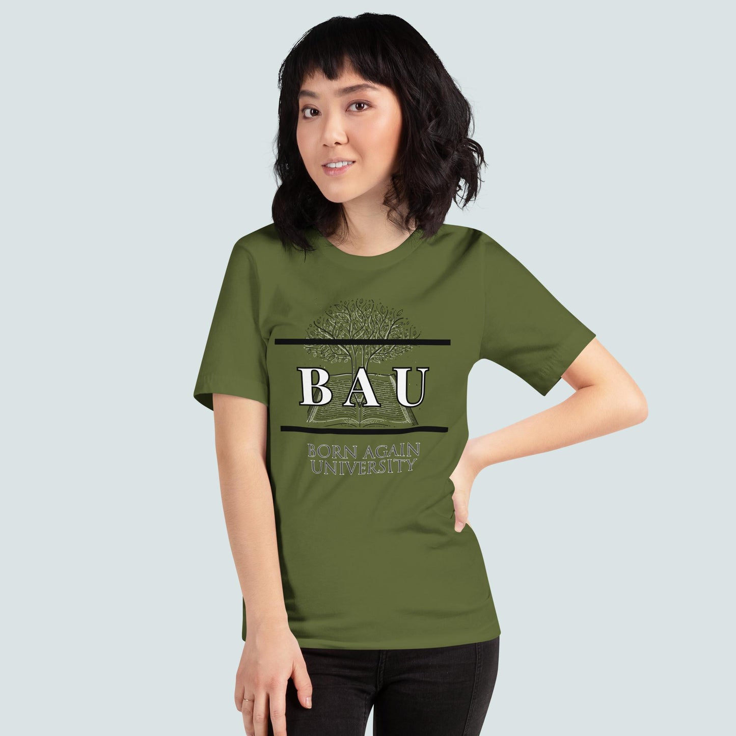 Born Again University (BAU) Tshirt