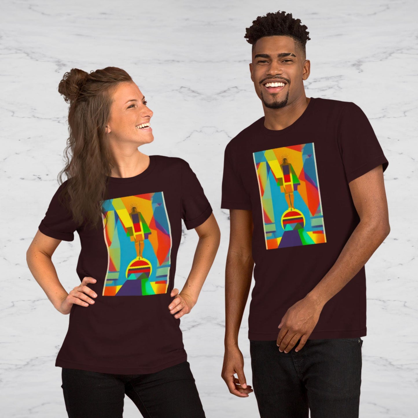 Abstract Greater Is He Graphic Tee