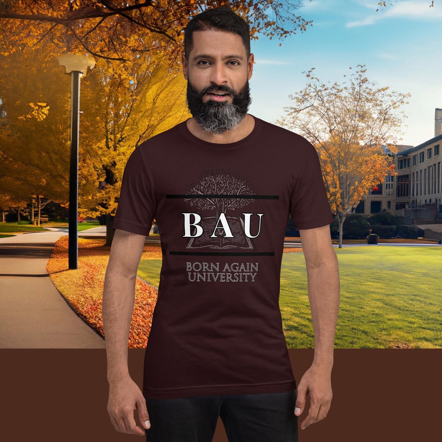 Born Again University (BAU) Tshirt
