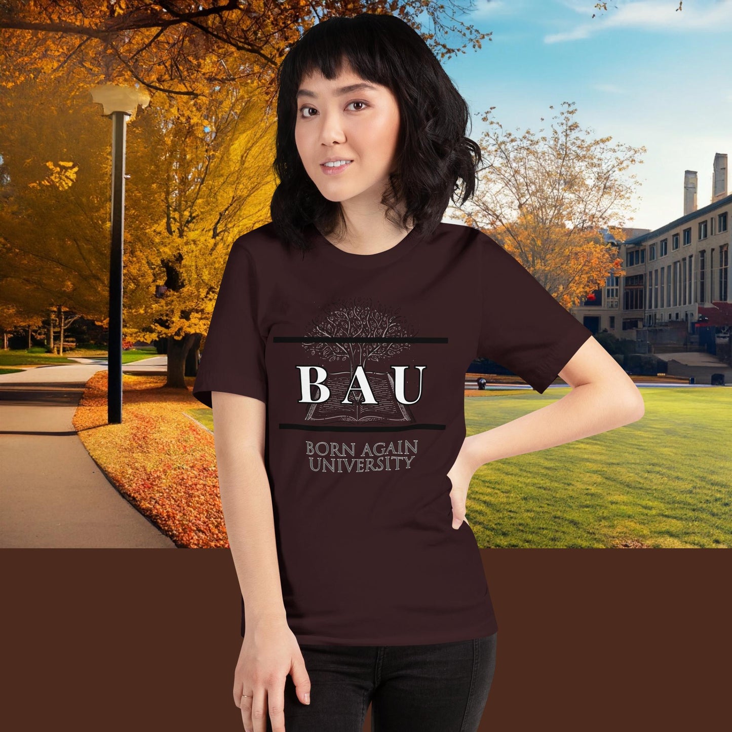 Born Again University (BAU) Tshirt