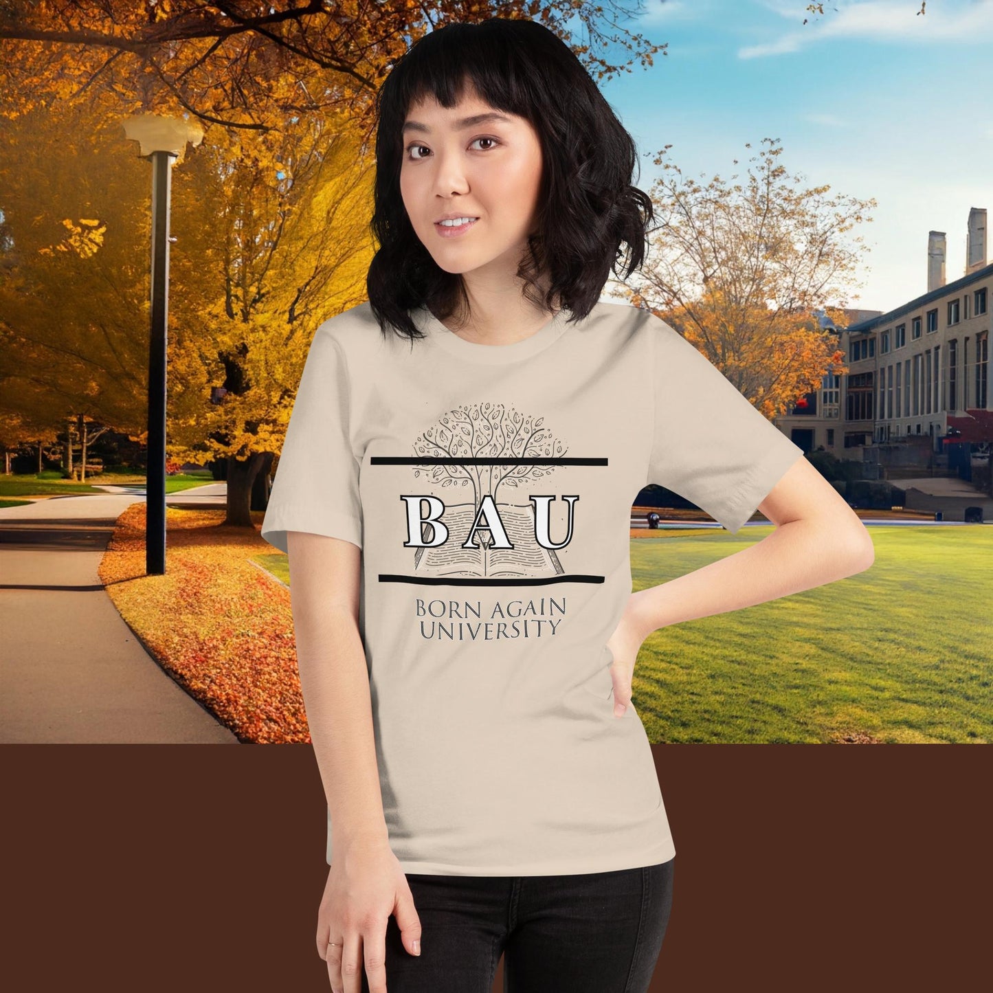 Born Again University (BAU) Tshirt