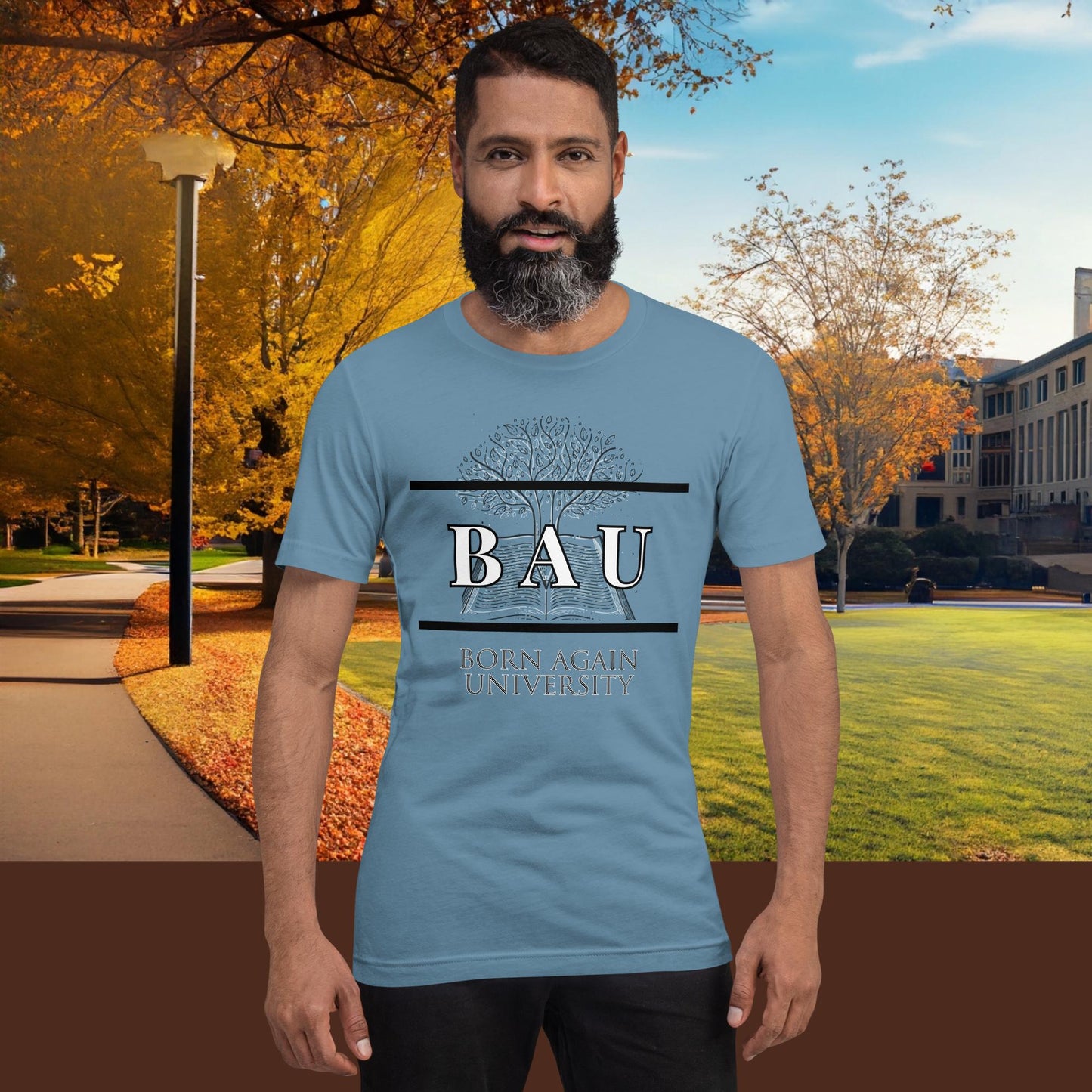 Born Again University (BAU) Tshirt