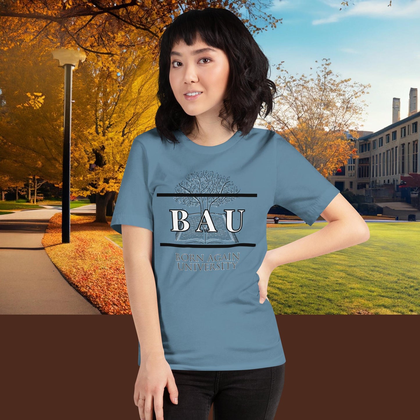 Born Again University (BAU) Tshirt
