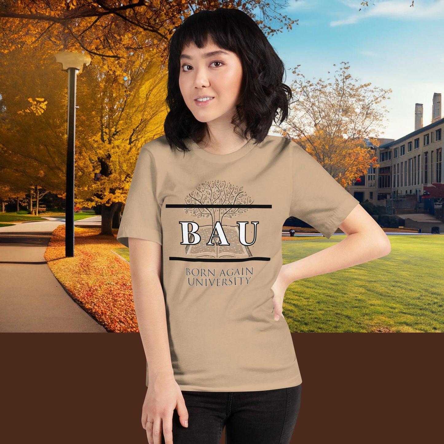 Born Again University (BAU) Tshirt