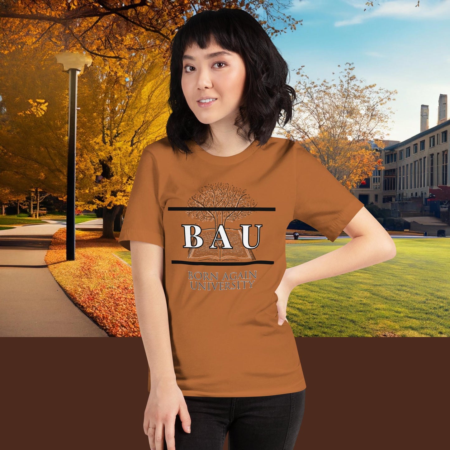 Born Again University (BAU) Tshirt