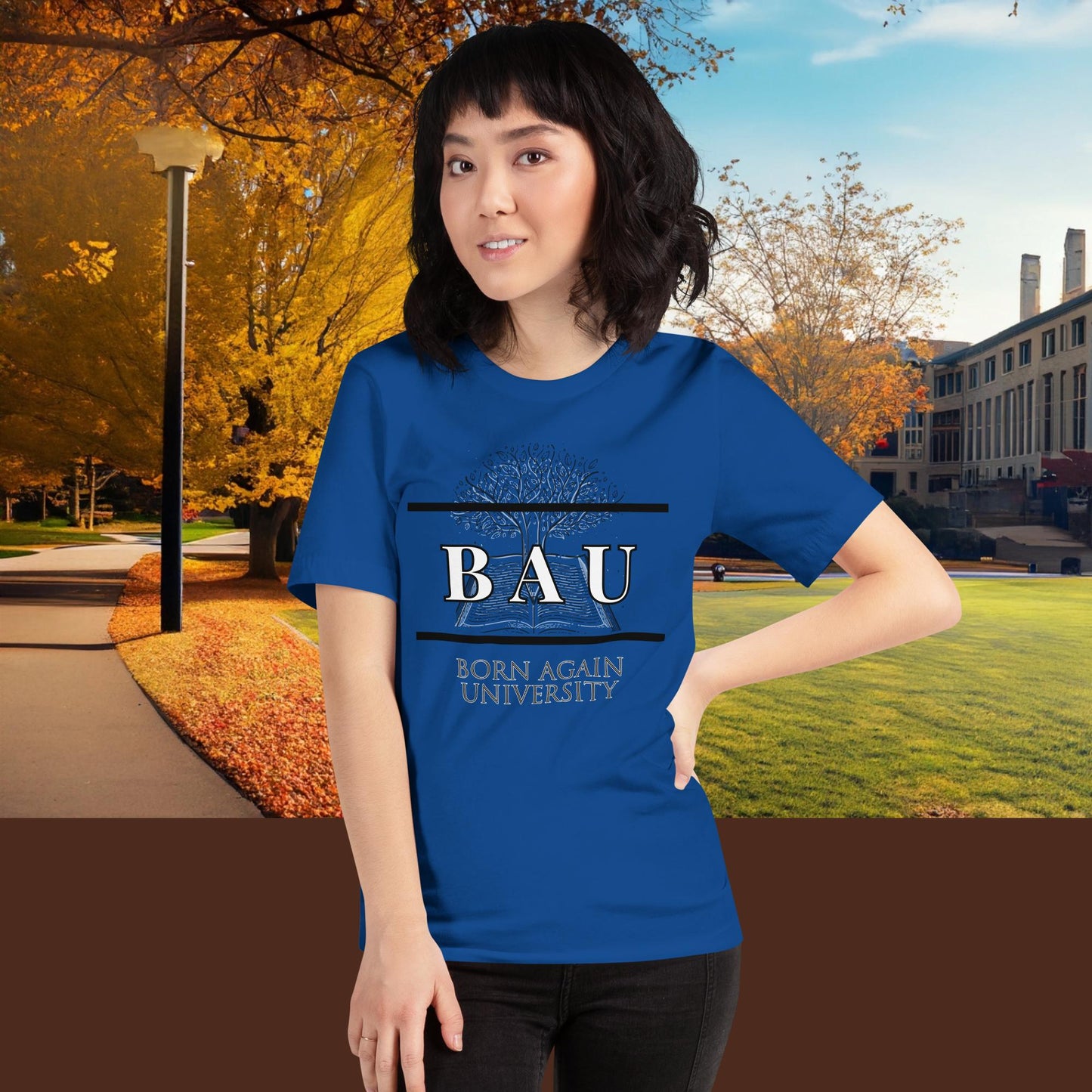 Born Again University (BAU) Tshirt